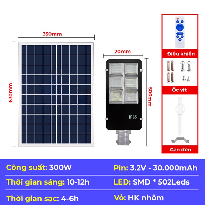 Đèn đường năng lượng mặt trời